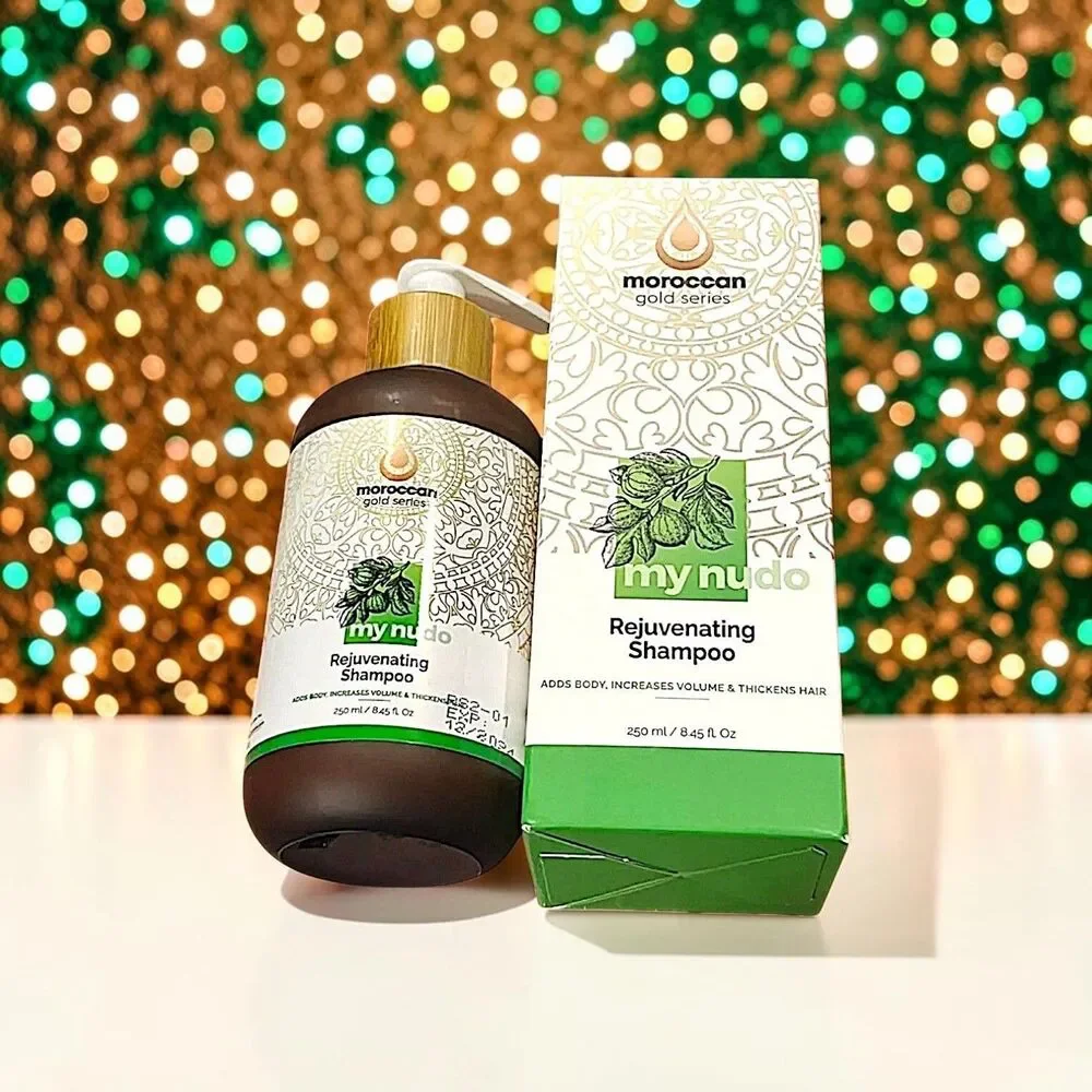 Moroccan Gold Series My NuDo Rejuvenating Shampoo New In Box 8.45 oz MSRP $60